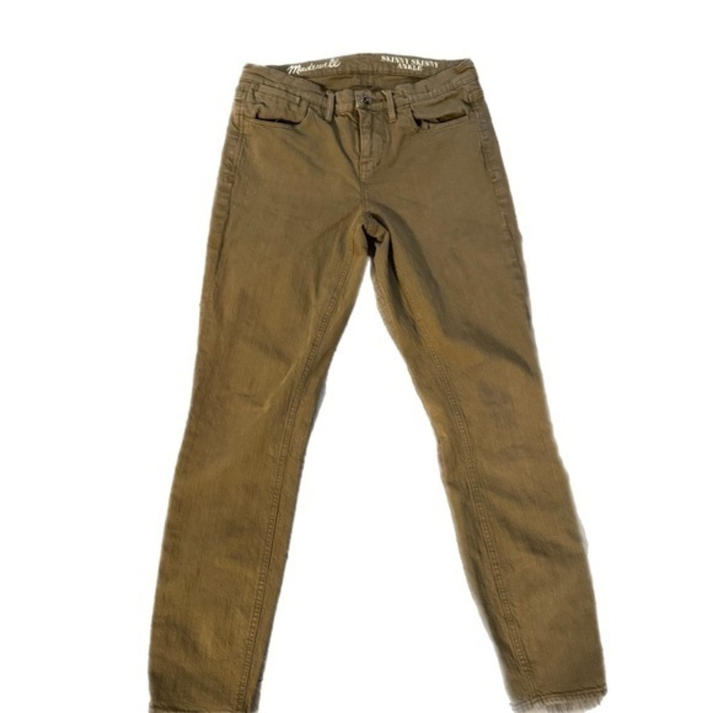 Madewell Skinny Ankle Pants in Olive